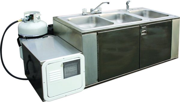 3-Bowl Stainless Steel Sink
