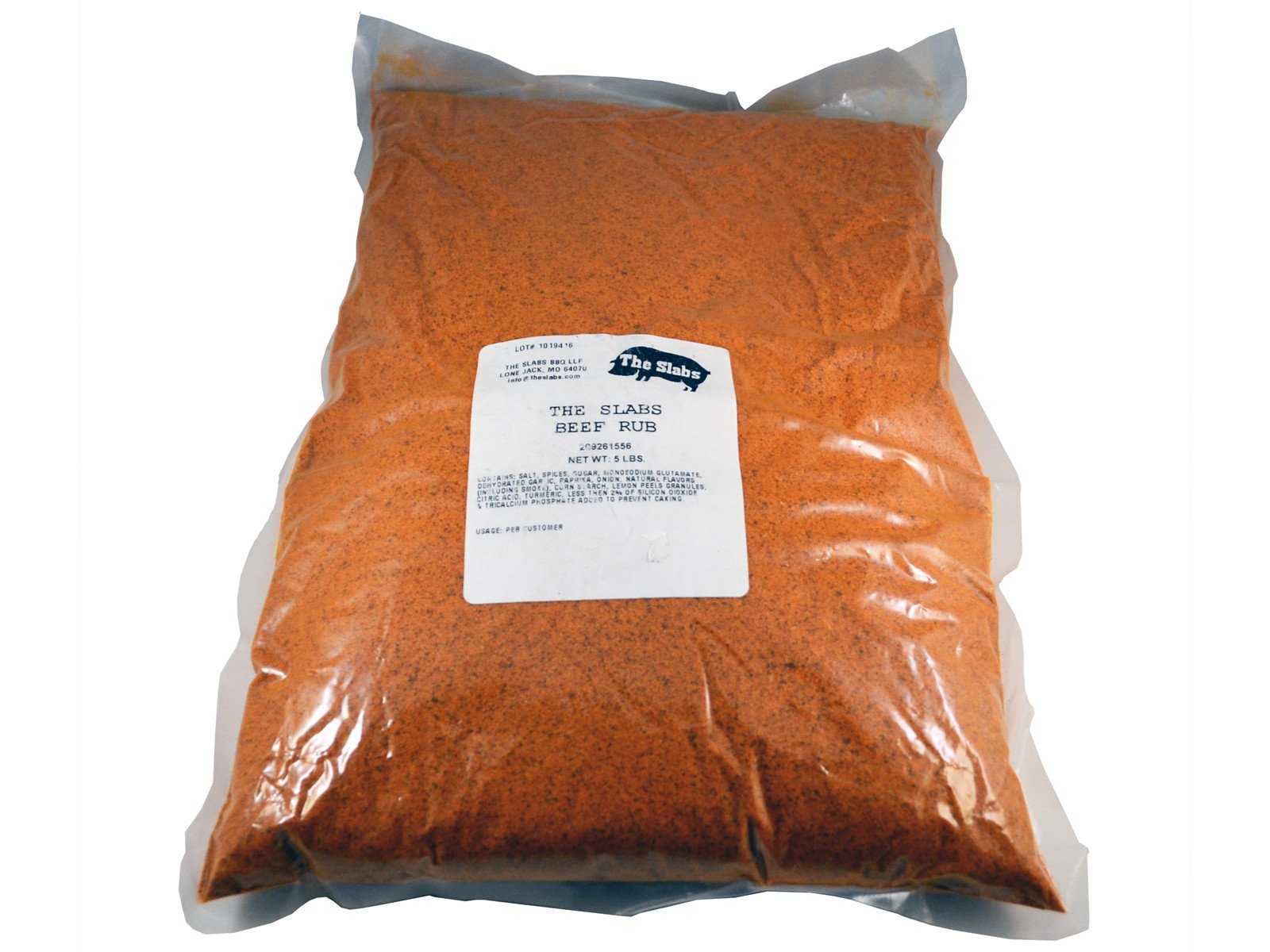 The Slabs Wow Up Your Cow BBQ Rub 5 lbs.