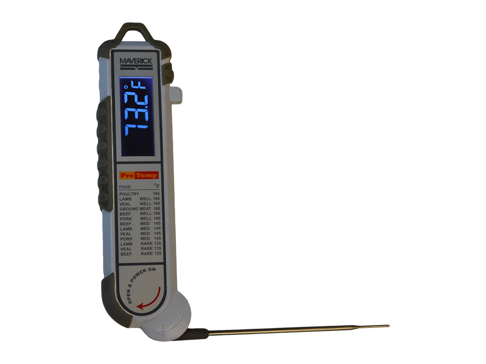 Maverick Pro-Temp Commercial Grade Food Probe BBQ Thermometer With Belt Clip 