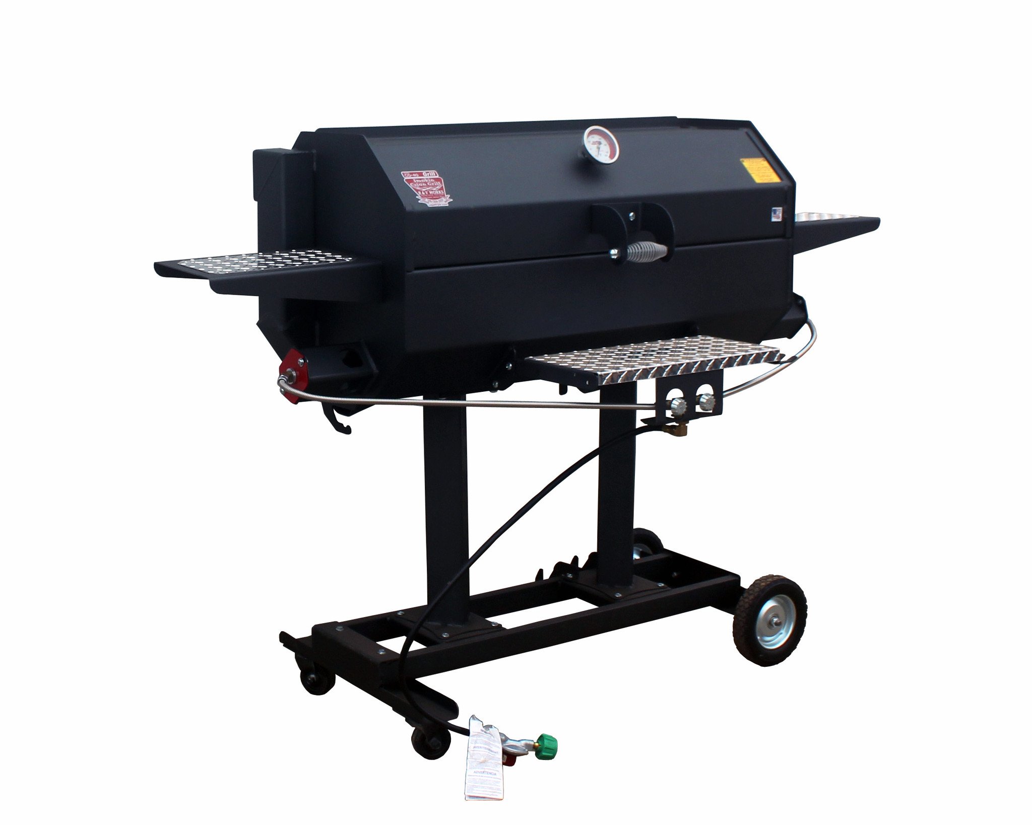 R&V Works 40″ Smokin’ Cajun Gas Grill Grillbillies BBQ