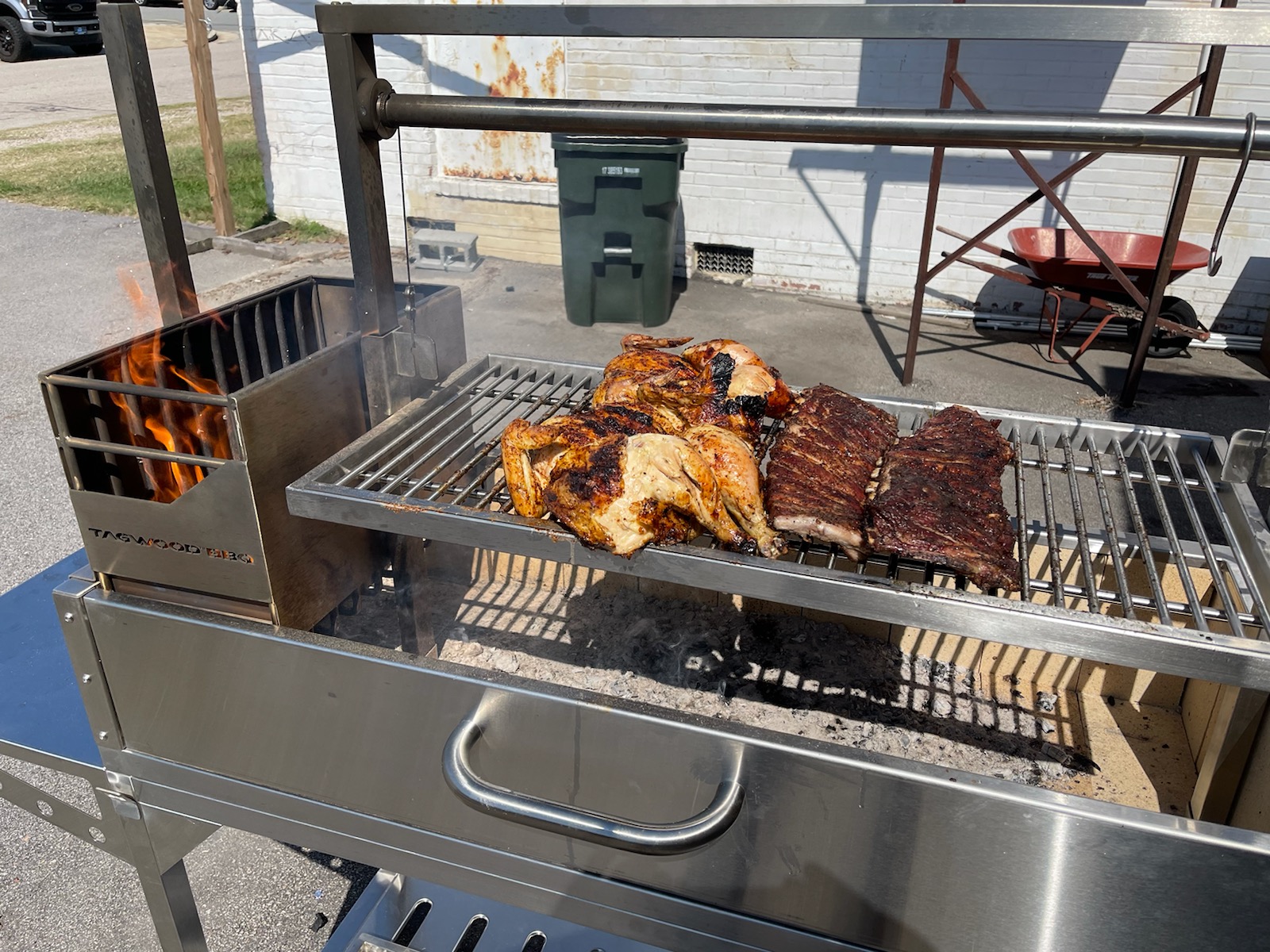 Argentine Santa Maria Wood Fire Charcoal Grill BBQ03SI 