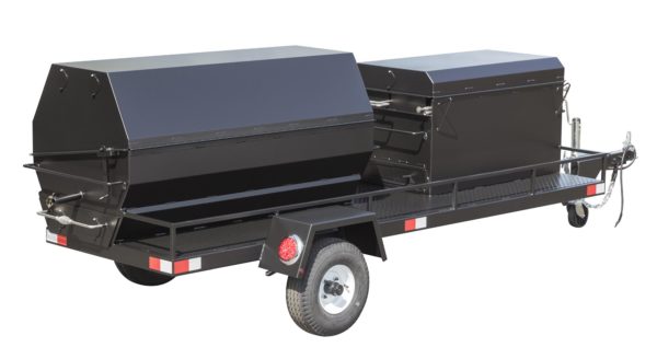 CD108 Caterer's Delight Trailer With Alternate Layout and Optional Charcoal Pullouts