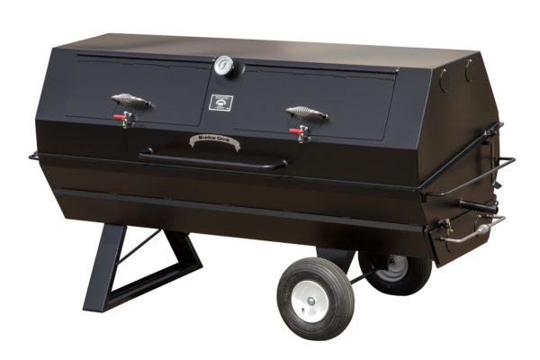 Meadow Creek PR72 Pig Roaster with Optional Doors in Lid and Charcoal Pullout