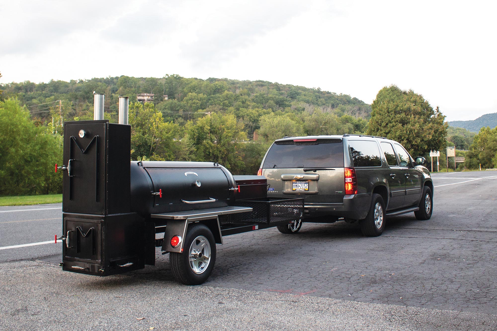 Meadow Creek TS250 Barbeque Smoker Trailer - Meadow Creek Barbecue