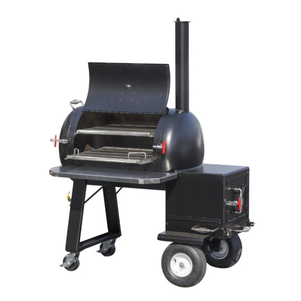 TS70P Tank Smoker With Optional Stainless Steel Exterior Shelf