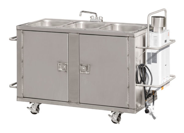 3-Bowl Stainless Steel Clean-Up Sink