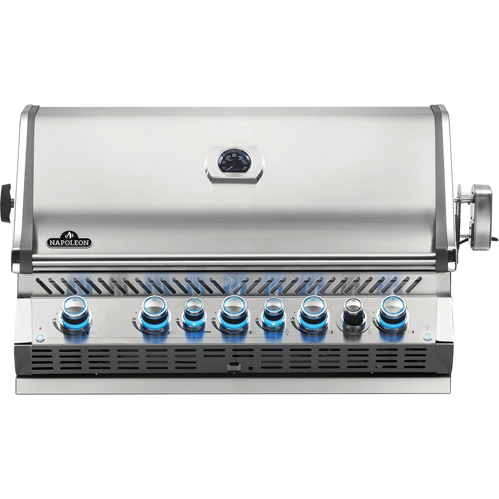 Built-in Prestige PRO™ 665 RB Gas Grill Head with Infrared Rear Burner – Stainless Steel