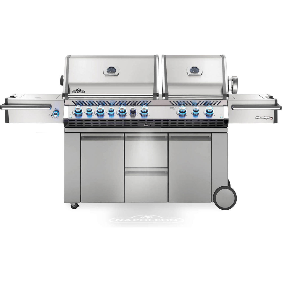 Napoleon Prestige PRO™ 825 RSBI Gas Grill with Power Side Burner, Infrared Rear & Bottom Burners