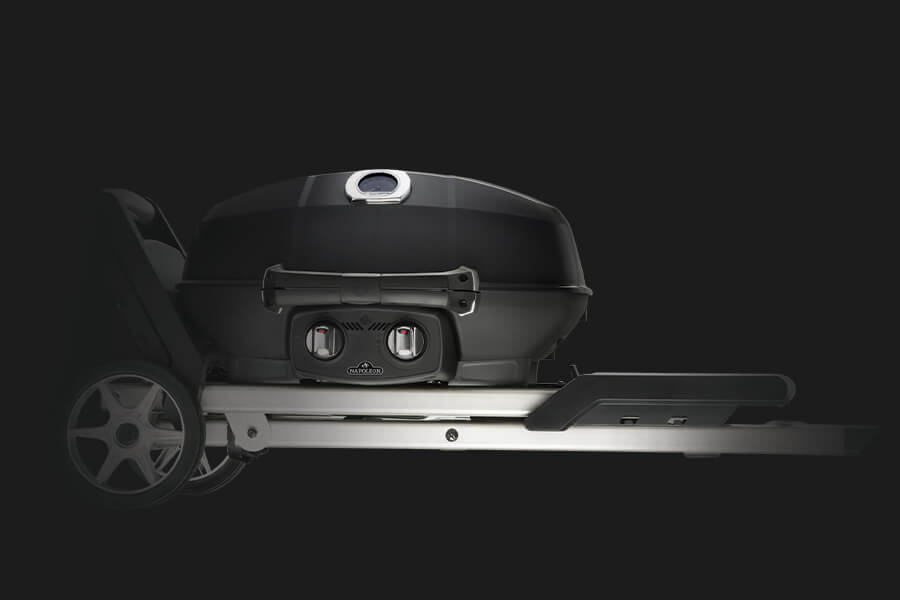 Napoleon TravelQ™ PRO285X Portable Propane Gas Grill with Scissor Cart Features - Easy Folding Scissor Cart Design for Ultimate Portability