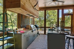 Cappuccino Cabinets, Copper Vein Top-5