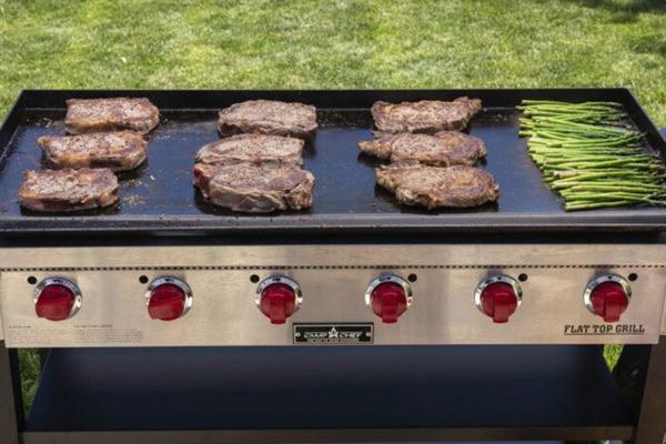 Camp Chef 6-Burner Flat Top 900 Grill and Griddle Lifestyle