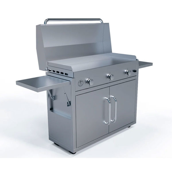 Le Griddle Freestanding Cart for 3-Burner Big Texan Griddles