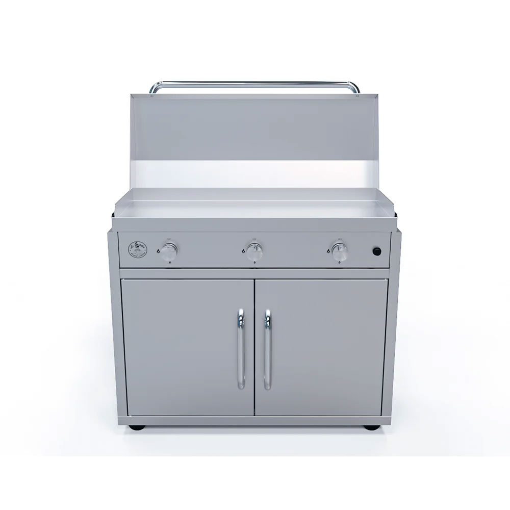 Le Griddle Freestanding Cart for 3-Burner Big Texan Griddles