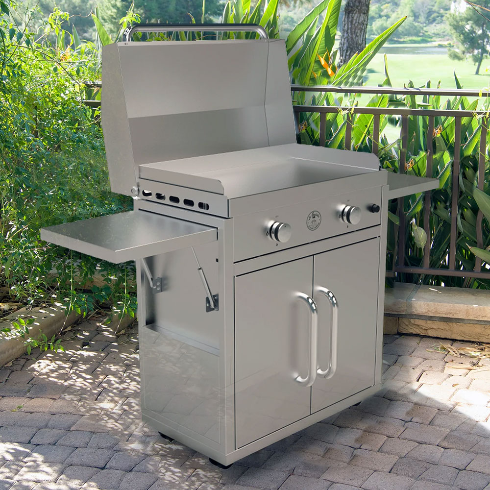 Le Griddle Freestanding Cart for 2-Burner Ranch Hand Griddles