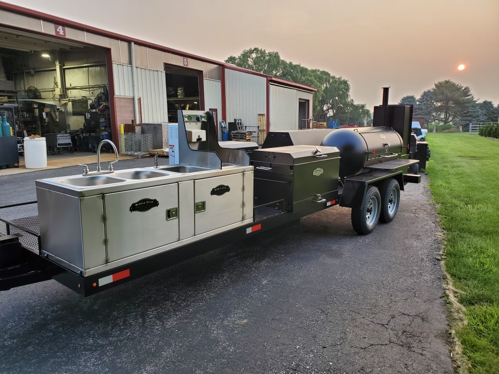Meadow Creek TS250 Custom Trailer With 4-Bowl Stainless Steel Sink
