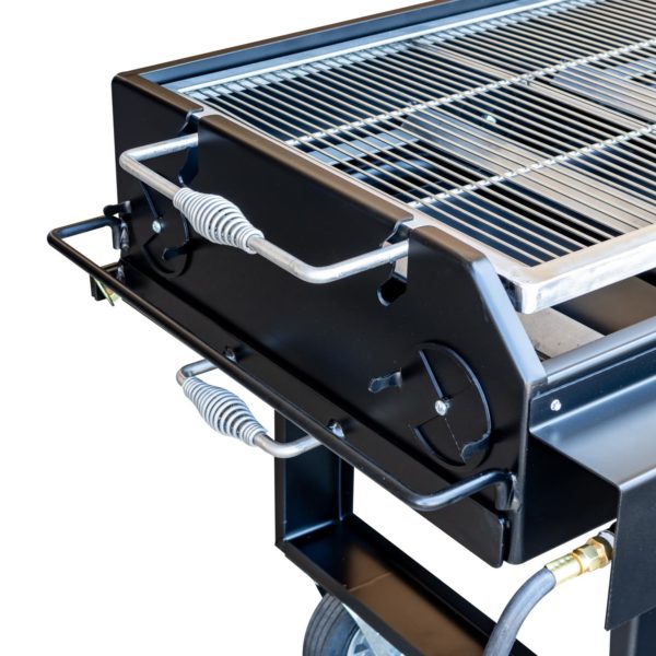 Height Adjustable Stainless Steel Grate on BBQ60G Flat Top Grill
