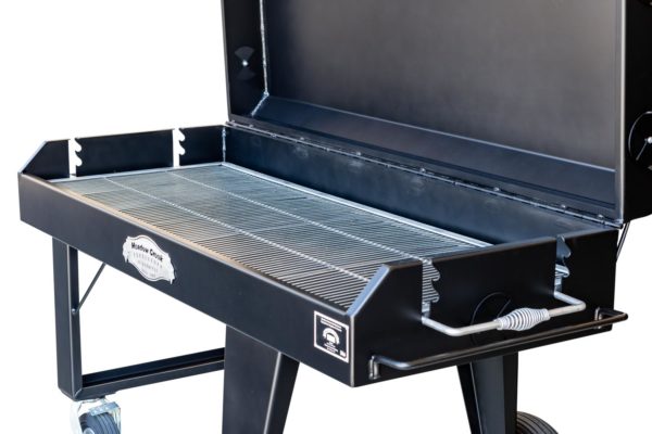 Height Adjustable Stainless Steel Grate on BBQ60 Flat Top Grill