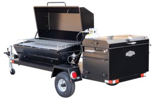 Meadow Creek CD108G Caterer's Delight Trailer With Optional Propane Tank and Rib Rack