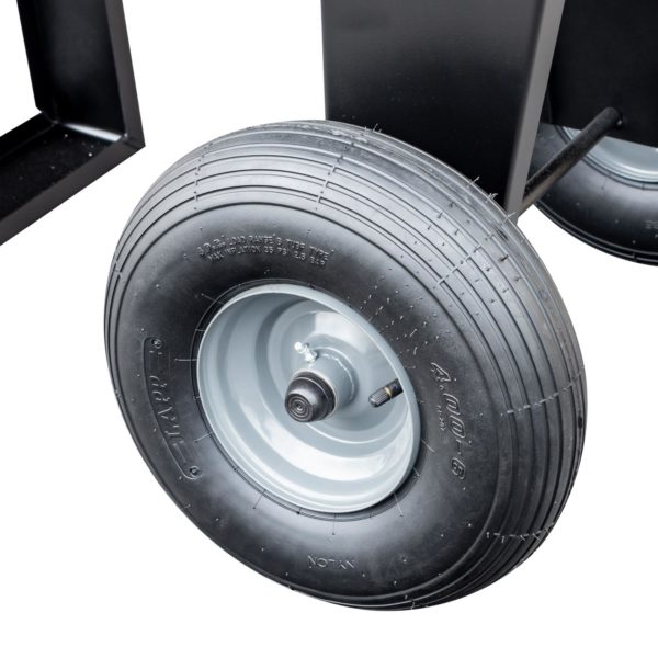Pneumatic Tires on PR36 Pig Roaster