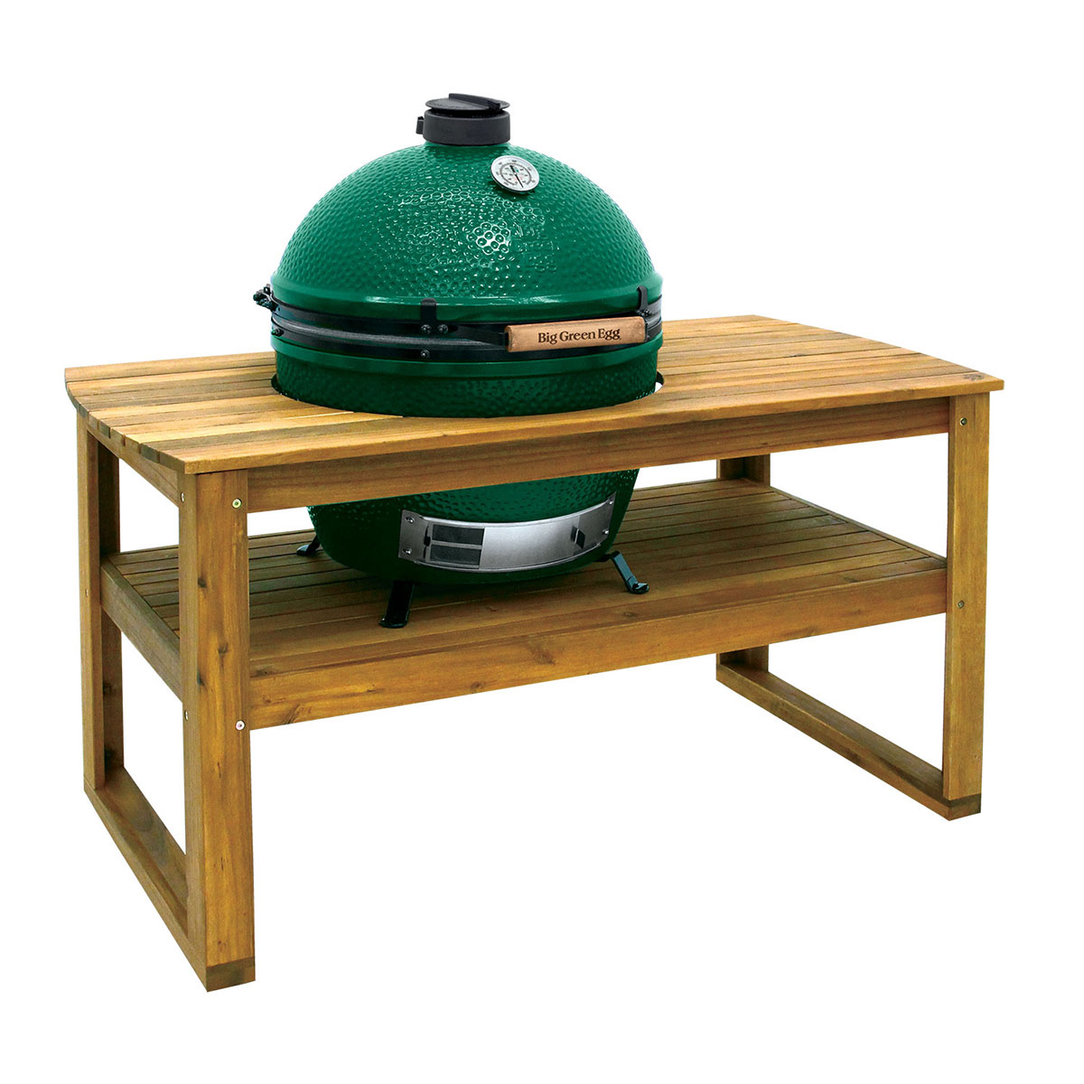 Solid Acacia Hardwood Table for XLarge EGG - No Casters