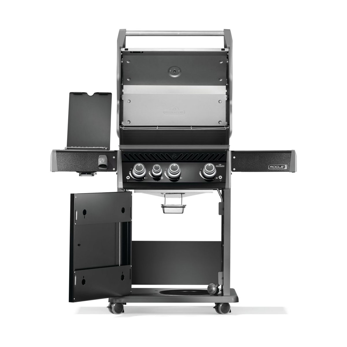 Napoleon Rogue® PRO 425 SIB Gas Grill with Infrared Side Burners - Black