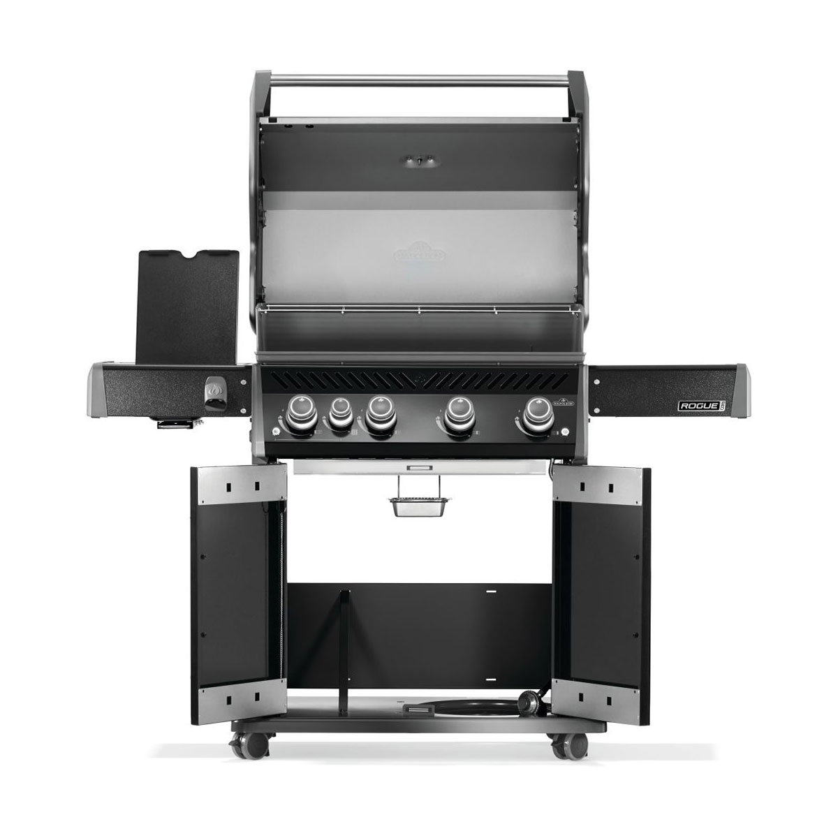 Napoleon Rogue® PRO 525 SIB Propane Gas Grill with Infrared Side Burners - Black