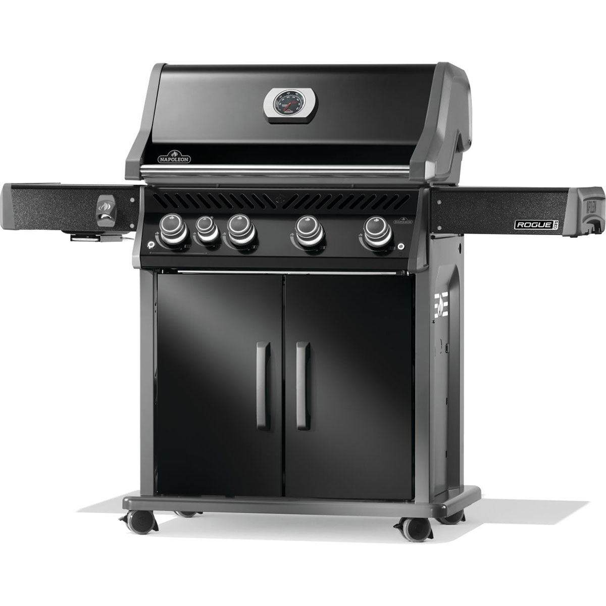 Napoleon Rogue® PRO 525 SIB Propane Gas Grill with Infrared Side Burners - Black
