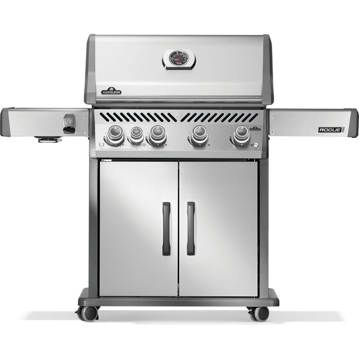 Napoleon Rogue® PRO 525 SIB Propane Gas Grill with Infrared Side Burners - Stainless Steel