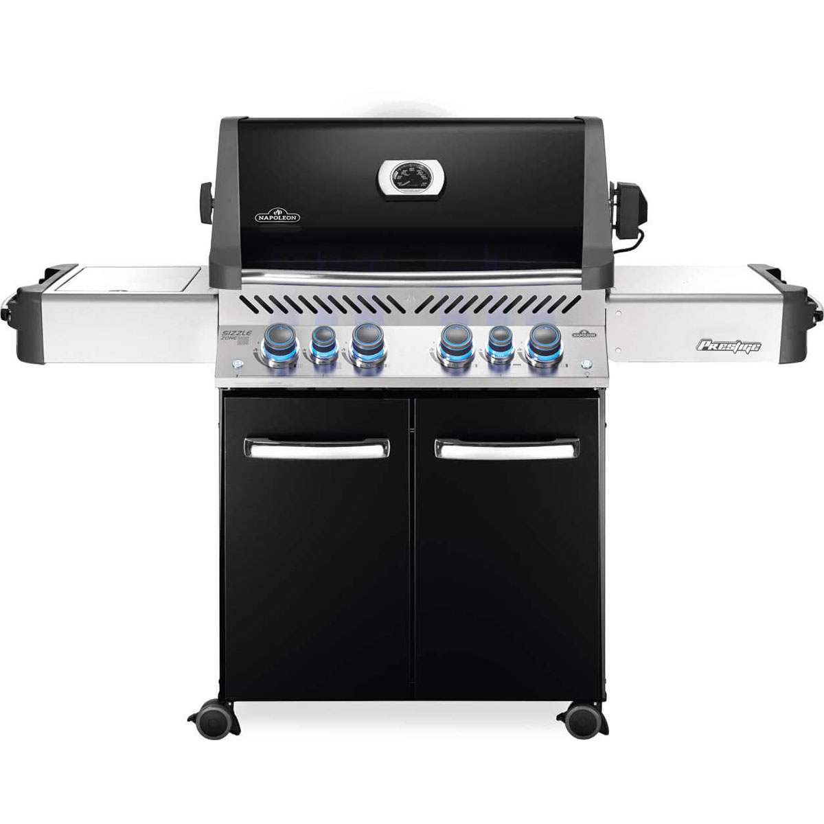 Napoleon Prestige® 500 RSIB Gas Grills with Infrared Side & Rear Burners – Black