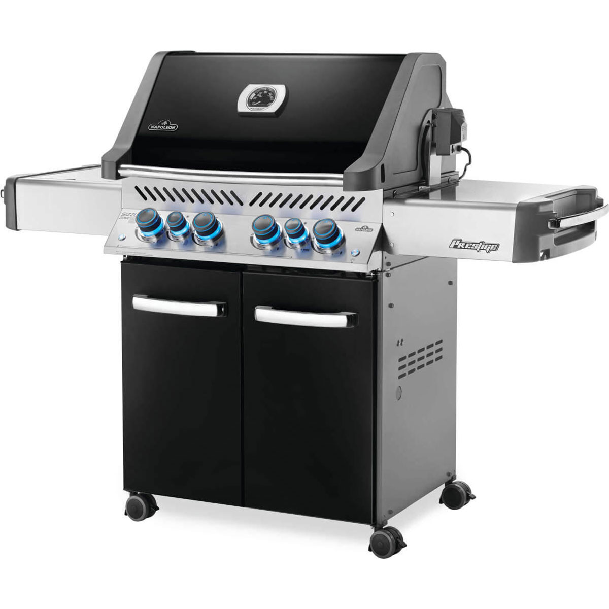 Napoleon Prestige® 500 RSIB Gas Grills with Infrared Side & Rear Burners – Black