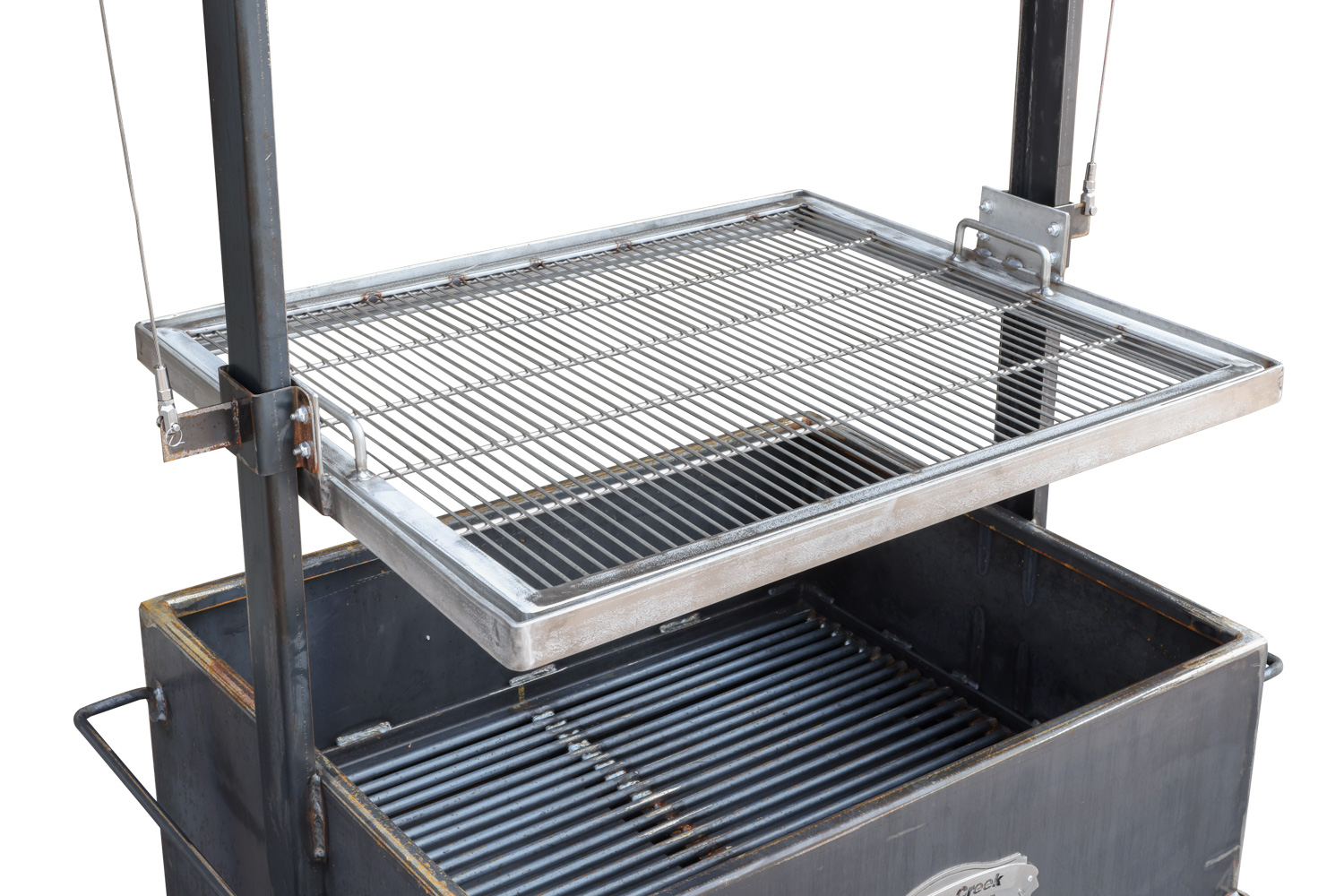 Adjustable Grate on Meadow Creek SMFP34 Fire Pit – Unpainted