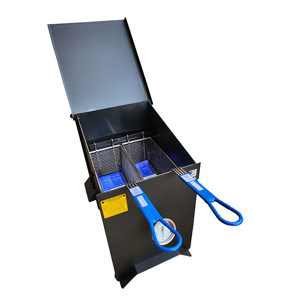 R&V Works FF2S 6 Gallon 2-Basket Fryer – No Stand