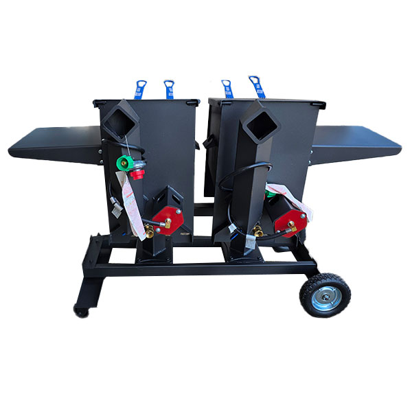 R&V Works FF4 12 Gallon 4-Basket Divided Fryer