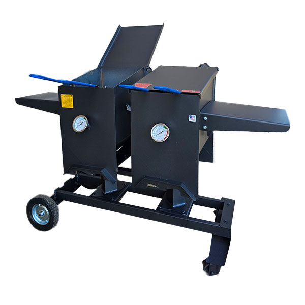 R&V Works FF4 12 Gallon 4-Basket Divided Fryer