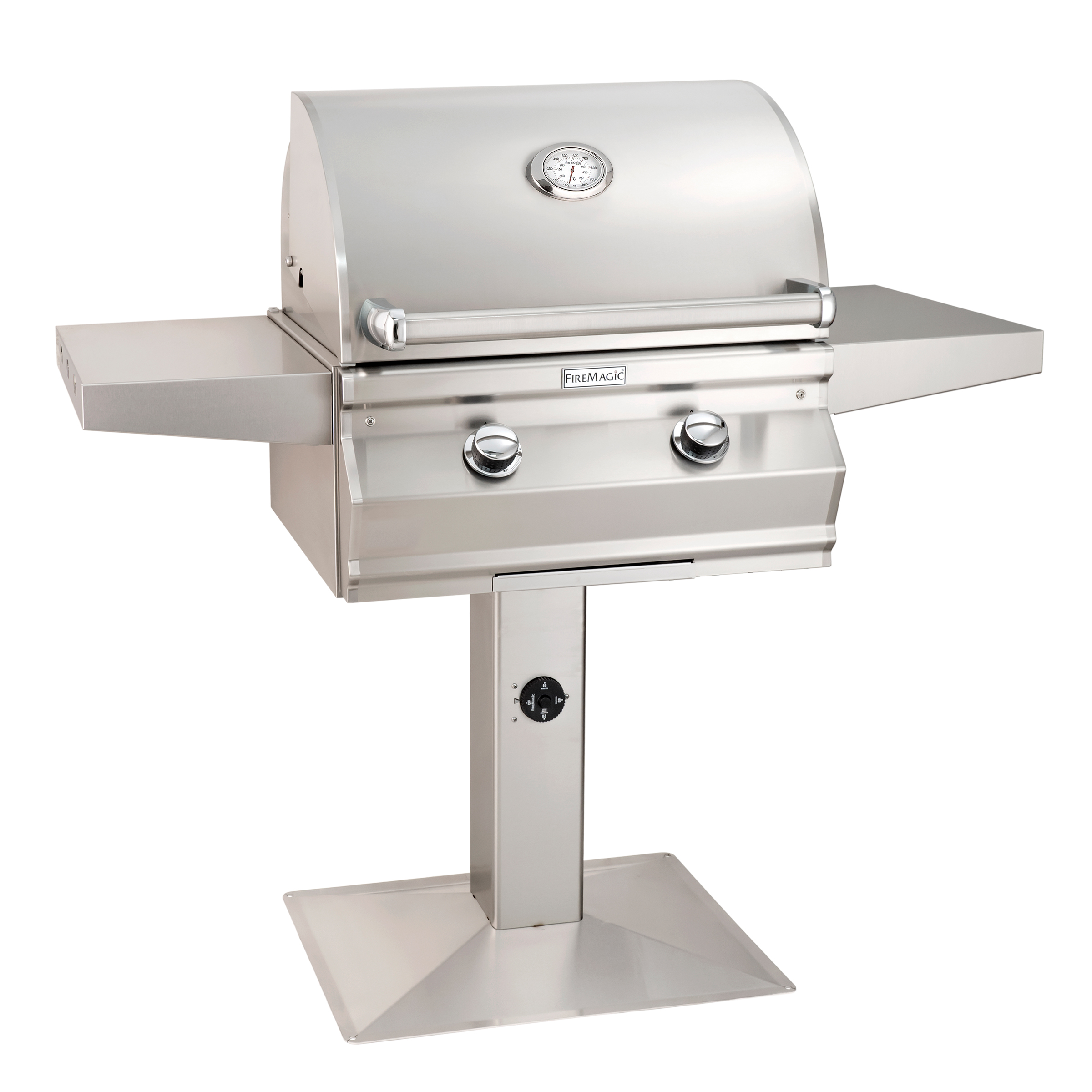 Fire Magic® 24" Choice C430s Patio Post Mount Gas Grill With Analog Thermometer