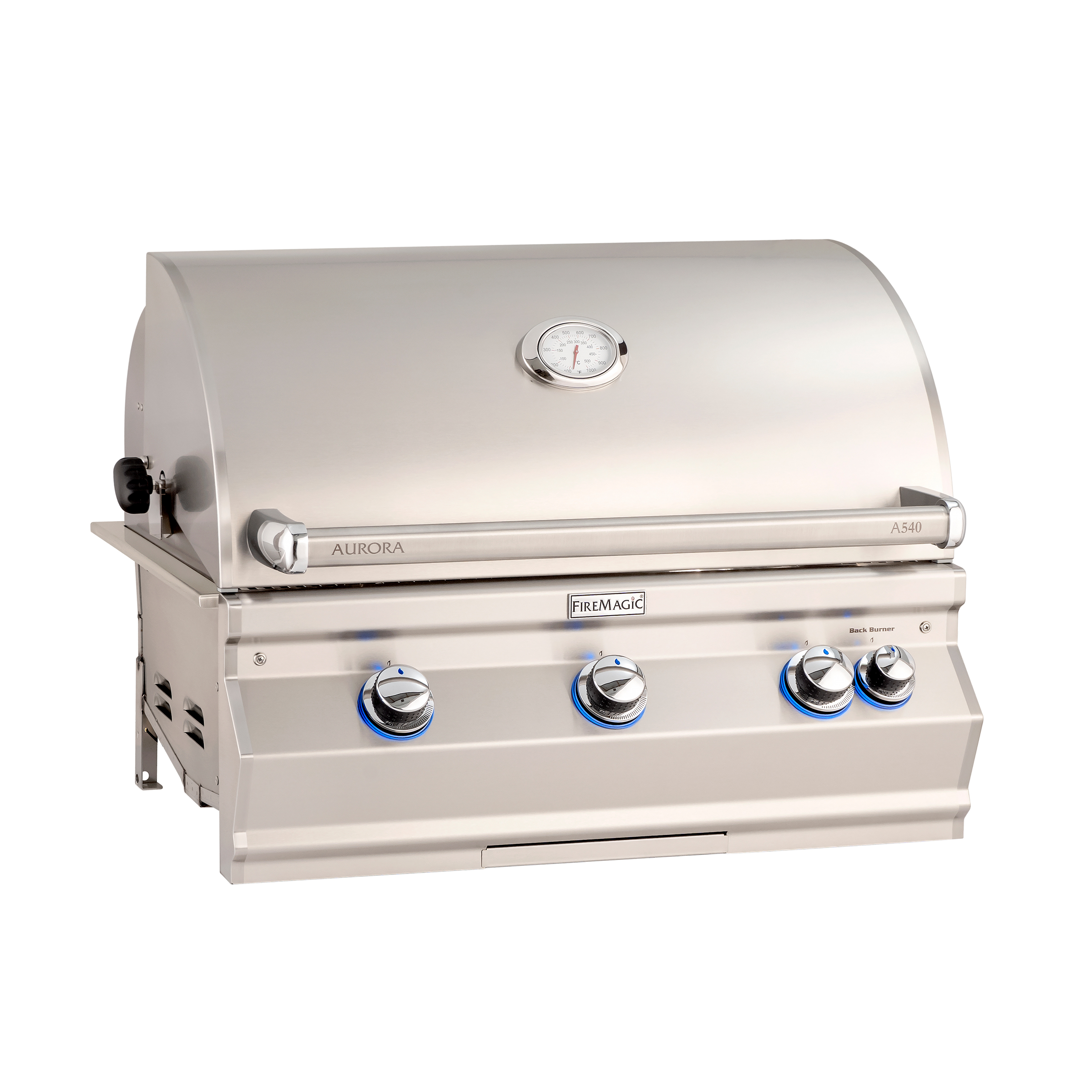 Fire Magic® 34" Aurora A540i Built-In Gas Grill With Analog Thermometer, With Backburner