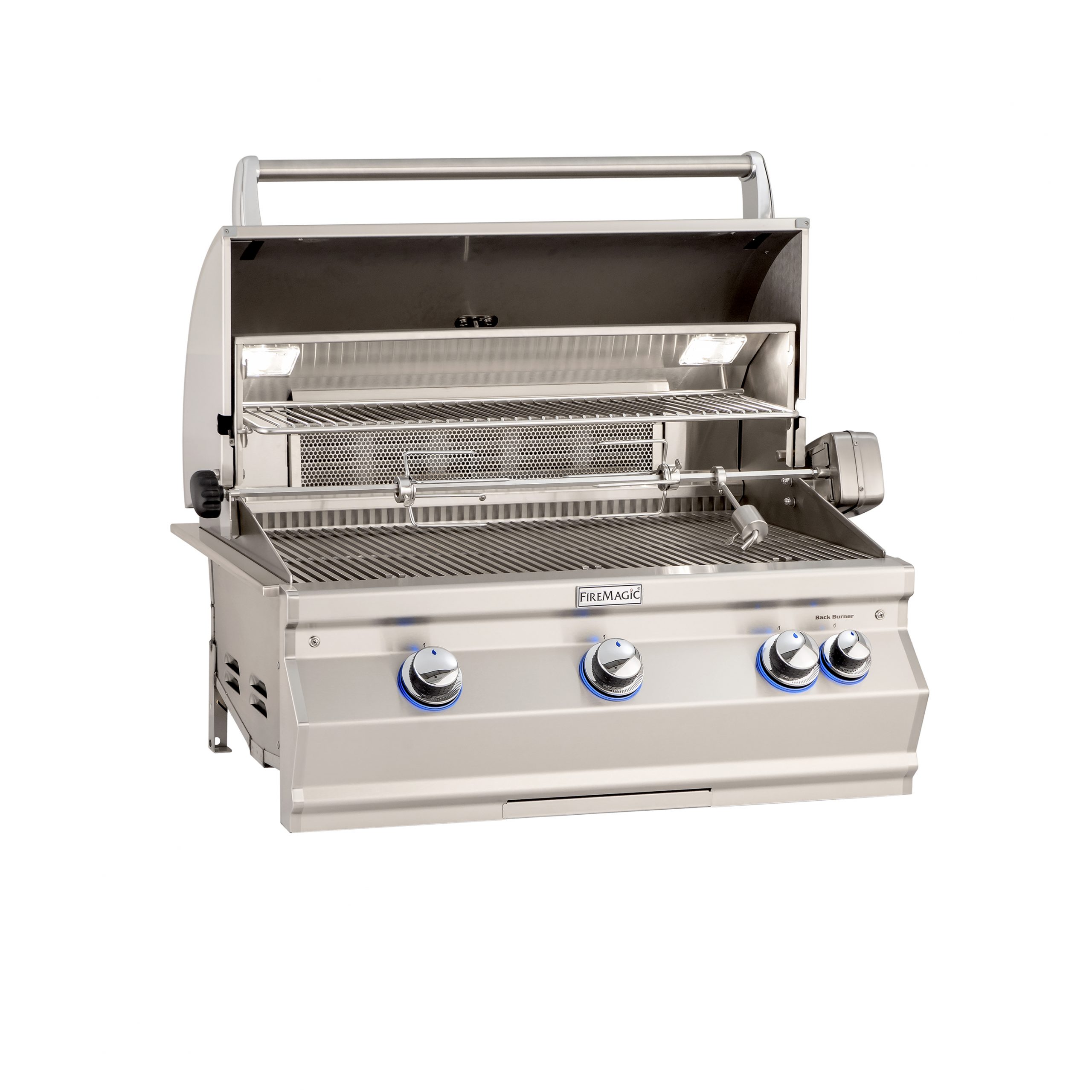 Fire Magic® 34" Aurora A540i Built-In Gas Grill With Analog Thermometer, With Backburner