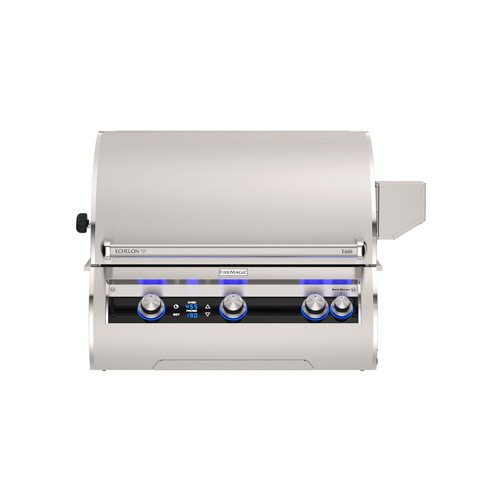 Fire Magic® 34" Echelon E660i Built-In Gas Grill With Digital Thermometer