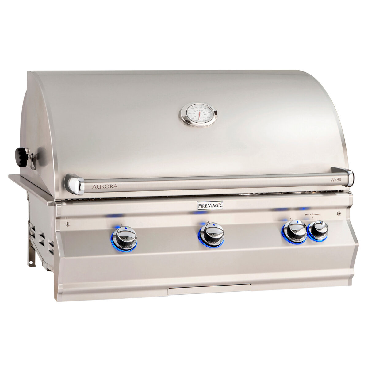 Fire Magic® 40" Aurora A790i Built-In Gas Grill With Analog Thermometer, With Backburner