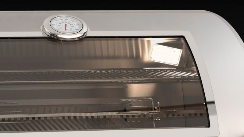 Fire Magic® Aurora Series Built-In Gas Grill With Analog Thermometer Optional Magic View Window