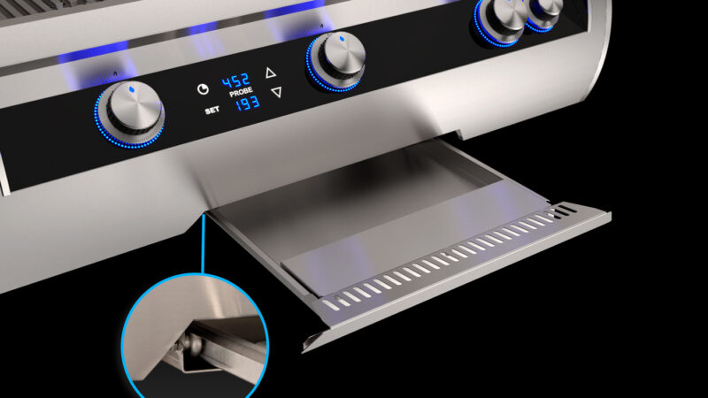 Fire Magic® Echelon Diamond Built-In Gas Grill With Digital Thermometer Feature - Drip Tray