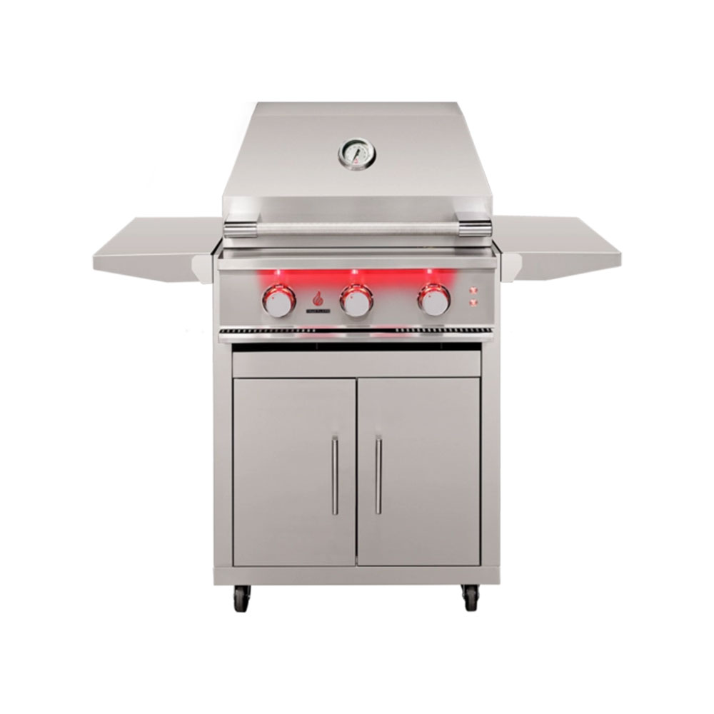 True Flame 25" Stainless Steel Freestanding Gas Grill