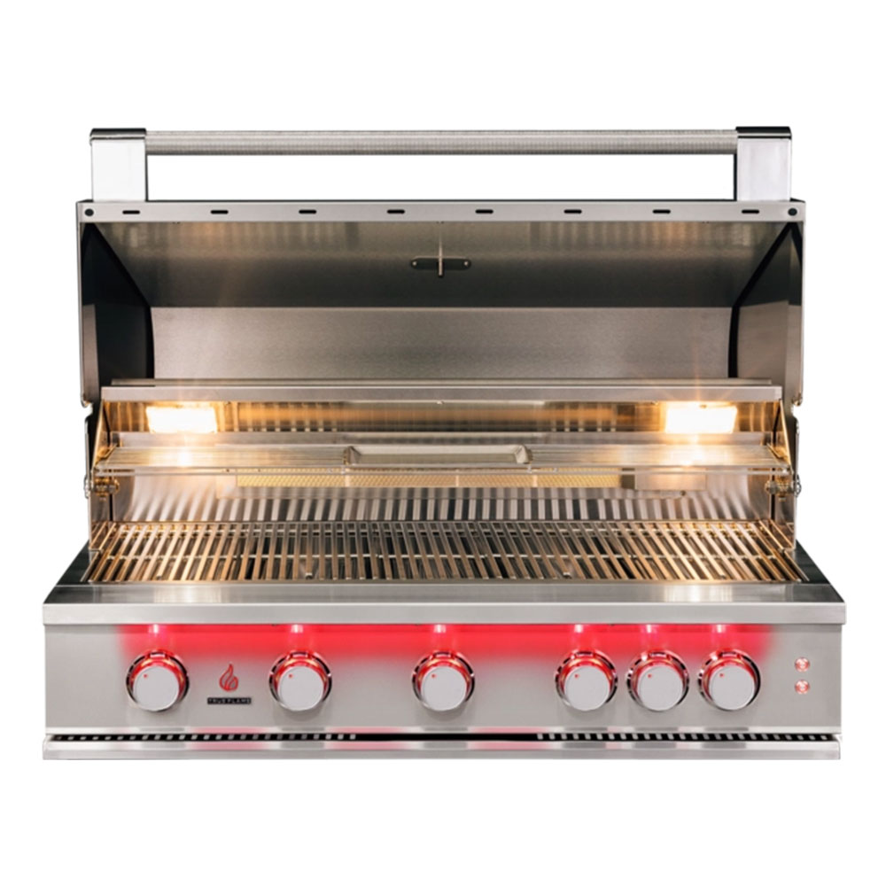 True Flame 40" Stainless Steel Built-In Gas Grill