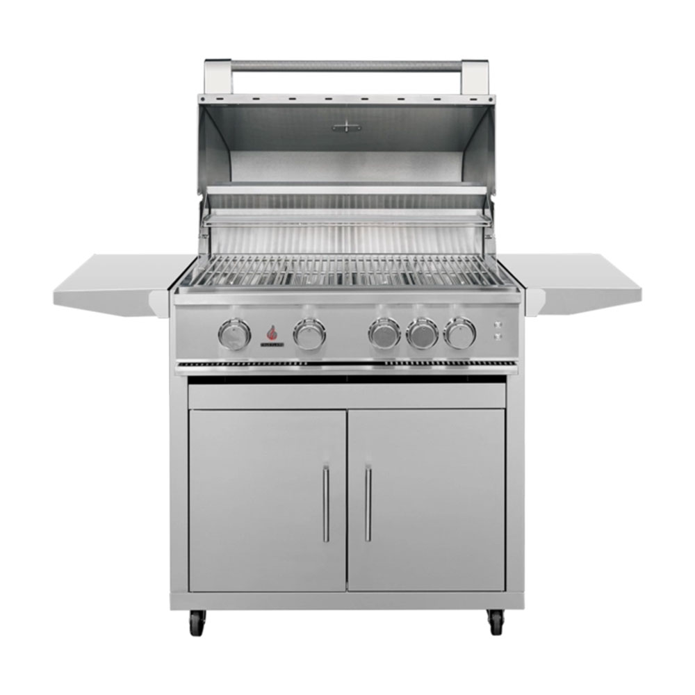 True Flame E Series 32" Stainless Steel Freestanding Gas Grill