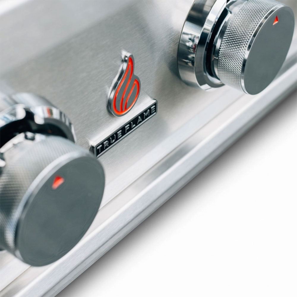 True Flame E Series Stainless Steel Gas Grill Feature - Piezo & Manual Flash Tube Ignition