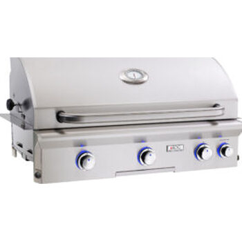 American Outdoor Grill 36" L-Series Built-In Gas Grill With Analog Thermometer, With Backburner