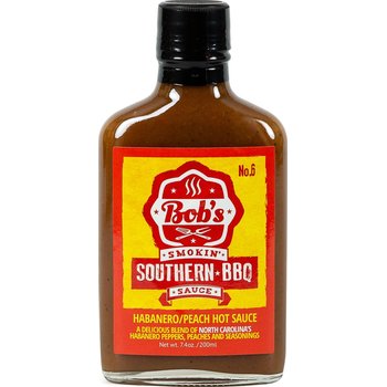Bob's Smokin' Southern BBQ #6 Habanero/Peach Hot Sauce