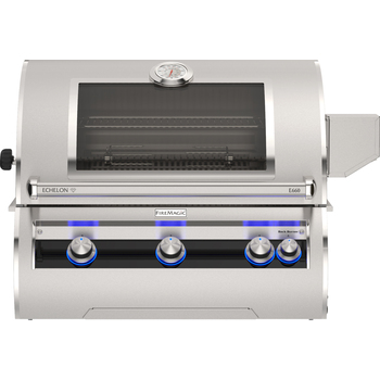 Fire Magic® 34" Echelon E660i Built-In Gas Grill With Analog Thermometer With Magic View Window