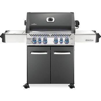 Napoleon Prestige® 500 RSIB Gas Grills with Infrared Side & Rear Burners – Charcoal Grey