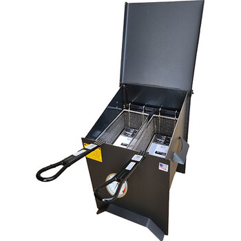 R&V Works FF2R 4 Gallon 2-Basket Fryer – No Stand